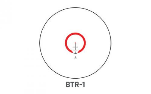 Bushnell AR Optics, Rifle Scope, 1-4X24mm, BTR Illuminated Reticle, Black AR71424I