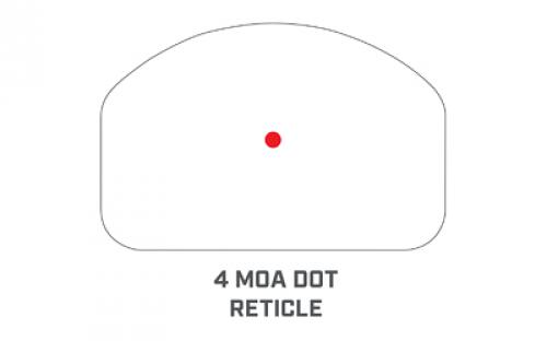 Bushnell RXS, Reflex, 4 MOA Red Dot, Black, Includes Low Mount RXS100