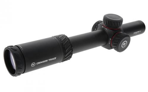 Crimson Trace Corporation CT Hardline Pro, 1-6X24mm Objective, Illuminated BDC Competition MOA Reticle, 30mm Main Tube, Matte Finish, Black 01-01100