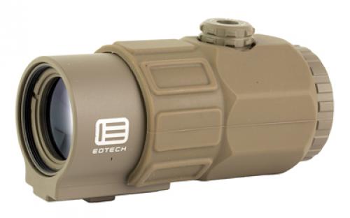 EOTech G45 Magnifier, 5X, QD Mount, Switch to Side, 34mm, Matte Finish, Tan, Includes Mount G45.STSTAN