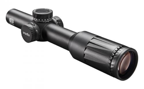 EOTech Vudu Rifle Scope, 1-6X24mm First Focal Plane, SR-1 Green Illuminated MRAD Reticle, Black VDU1-6FFSR1G