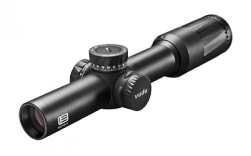 EOTech Vudu Rifle Scope, 1-6X24mm First Focal Plane, SR-1 Green Illuminated MRAD Reticle, Black VDU1-6FFSR1G