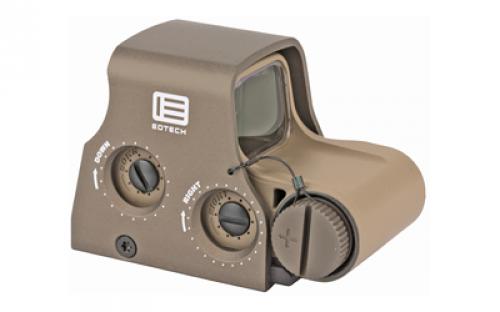 EOTech Tactical, Holographic, Non-Night Vision Compatible Sight, Red 68MOA Ring with 2 1MOA Dots, Tan, Rear Buttons, includes CR123 Battery XPS2-2TAN