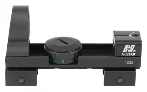 NCSTAR Red & Green Dot Optic, Black, Weighs 4.0oz, 5 MOA Red/Green Dot, 3 Brightness Settings, Interchangeable Weaver & 3/8 Dovetail Mount DAB