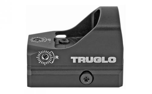 Truglo TRU-TEC Micro Red Dot, 1X23, 3MOA, 23mm X 17mm Multi-Coated Objective Lens, Matte Black, Hardshell Cover, 45 Degree Offset Mount, and CR2032 Battery Included TG-TG8100BM