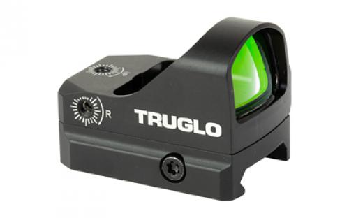 Truglo TRU-TEC, Reflex, 23x17mm, 3 MOA Dot, Black, Compatible with Optic Ready Pistols, RMR Compatible, Incudes Picatinny and Receiver Mount TG-TG8200B3