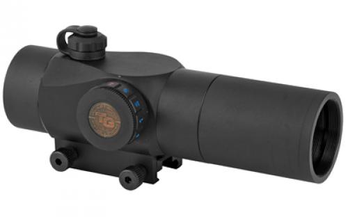 Truglo Triton Red Dot, 30mm, 3MOA, Red/Green/Blue Reticle Colors, Remote Pressure Switch, See-Thru/Flip-up Lens Caps, Integrated Lanyard System, Fits Picatinny, Black Finish TG-TG8230TB