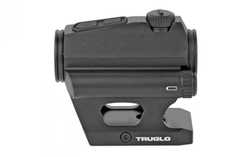 Truglo IGNITE, Red Dot, 1X22mm, 2 MOA Green Dot, Black, Includes High and Low Picatinny/Weaver Mount and Rubber Lens Cover TG-TG8322GN