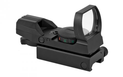 Truglo Red Dot, Black Finish, Multiple Reticle, Dual Color Open Dot Sight, 34mm TG-TG8360B