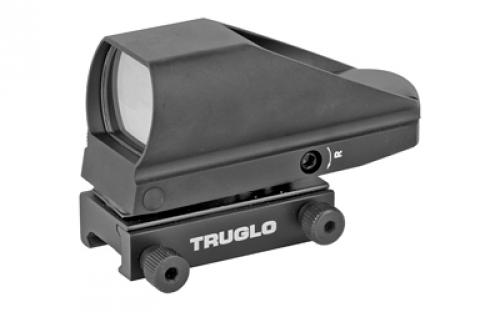 Truglo TRU-BRITE, Red Dot, 1X34mm, 5 MOA Red and Green Dot, Black, Includes Picatinny Mount TG-TG8385BN