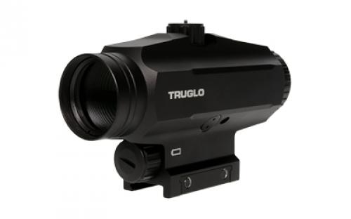 Truglo PR3 Prism, Red Dot, 1x32mm, 6 MOA Red Dot with Outer Ring, Black, Includes Lens Covers TG-TG8432BN