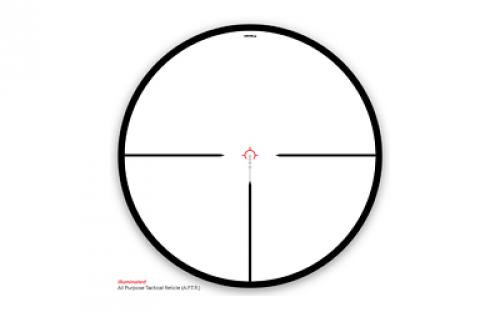 Truglo OMNIA Rifle Scope, 1-4X24mm, 300mm Main Tube, Illuminate A.P.T.R. (All Purpose Tacticle Reticle), APTUS-M1 One Piece Mount, Throw Lever, Black TG-TG8514TLR