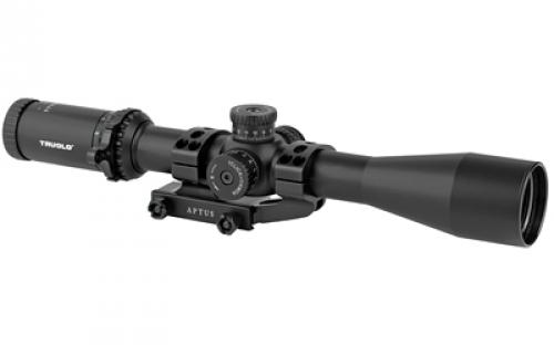 Truglo EEMINUS Rifle Scope, 4-16X44mm, 30mm Main Tube, T.P.R. (Illuminated TacPlex Reticle, APTUS-M1 1 Piece Base Throw Lever, Black Finish TG-TG8541TLR