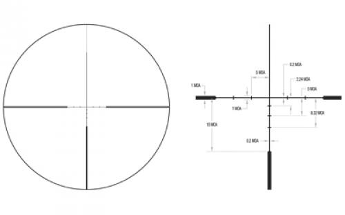 Trijicon Huron 3-12x40mm Riflescope with BDC Hunter Holds HR1240-C ...