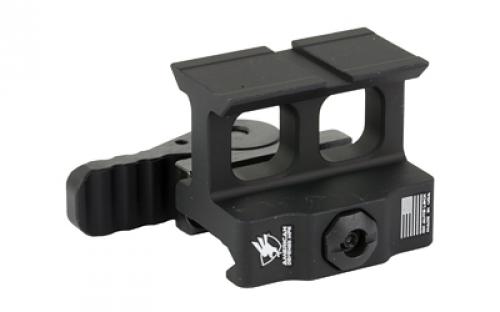 American Defense Mfg. AD-509T, Optic Mount, Lower 1/3 Height, Anodized Finish, Black, Quick Release, Fits Holosun 509T Footprint AD-509T-11-STD