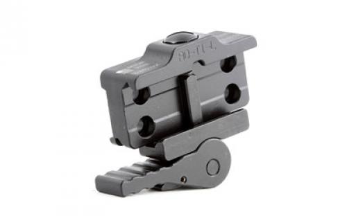 American Defense Mfg. Mount, Quick Detach, Fits Aimpoint T1/T2/CompM5, Low Profile, Black AD-T1-L-STD