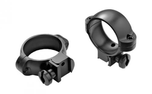 Burris Signature Rimfire, Scope Rings, 1, Fits Picatinny or 11mm Dovetail, High Height, Black Finish 420556