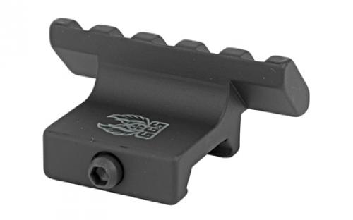 GG&G, Inc. Mount, Picatinny 45 Degree Offset Accessory Rail, Ambi-Design, 5 cross-slot mounting locations, Anti-Snag Design, Black GGG-1526