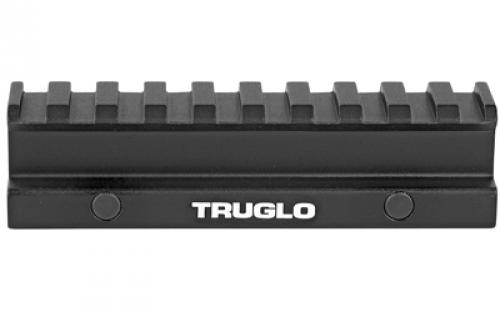 Truglo RISER MOUNT PICATINNY, Riser, Black, Picatinny Style Riser Mount, Raises Mounting Surface by 3/4" TG-TG8980B