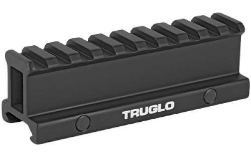 Truglo RISER MOUNT PICATINNY, Riser, Black, Picatinny Style Riser Mount, Raises Mounting Surface by 1 TG-TG8990B