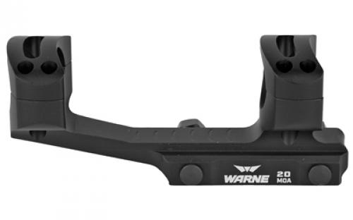 Warne 20 MOA Mount, 1", Fits AR Rifles, Extended Skeletonized, Black LRSKEL1TW