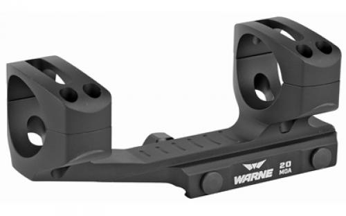 Warne 20 MOA Mount, 30mm, Fits AR Rifles, Extended Skeletonized, Black LRSKEL30TW