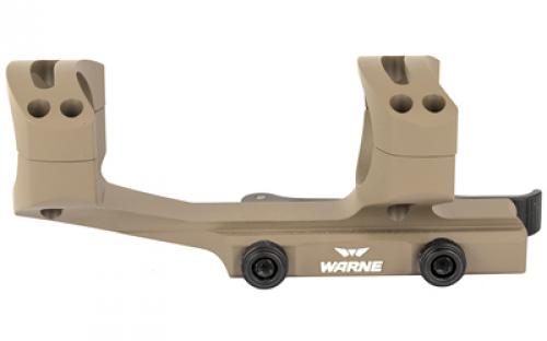 Warne Quick Detach Cantilever Mount, 34mm, Fits AR Rifles, Extended Skeletonized, Dark Earth Finish QDXSKEL34DE