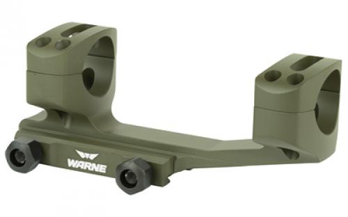 Warne Generation 2 Mount, 1", Fits AR Rifles, Extended Skeletonized, OD Green Finish XSKEL1OD