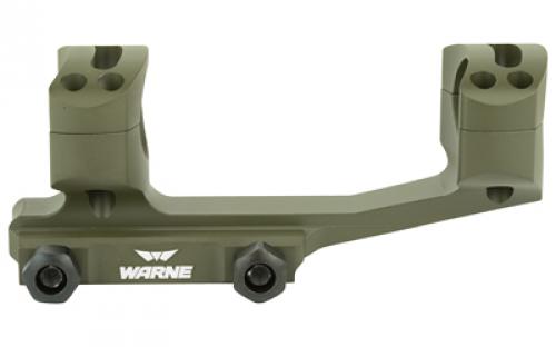 Warne Generation 2 Mount, 1", Fits AR Rifles, Extended Skeletonized, OD Green Finish XSKEL1OD