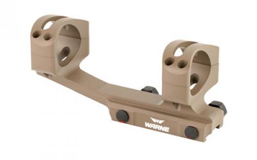 Warne Generation 2 Mount, 30mm, Fits AR Rifles, Extended Skeletonized, Dark Earth Finish XSKEL30DE