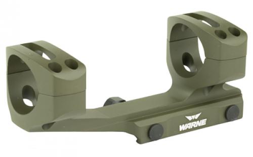 Warne Generation 2 Mount, 30mm, Fits AR Rifles, Extended Skeletonized, OD Green Finish XSKEL30OD