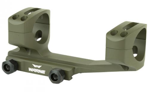 Warne Generation 2 Mount, 30mm, Fits AR Rifles, Extended Skeletonized, OD Green Finish XSKEL30OD