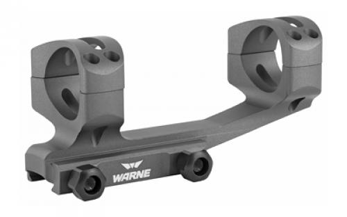 Warne Generation 2 Mount, 30mm, Fits AR Rifles, Extended Skeletonized, Grey Finish XSKEL30TG