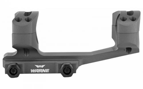 Warne Generation 2 Mount, 30mm, Fits AR Rifles, Extended Skeletonized, Grey Finish XSKEL30TG