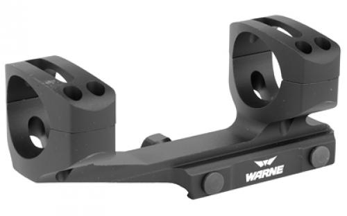 Warne Generation 2 Mount, 30mm, Fits AR Rifles, Extended Skeletonized, Black Finish XSKEL30TW