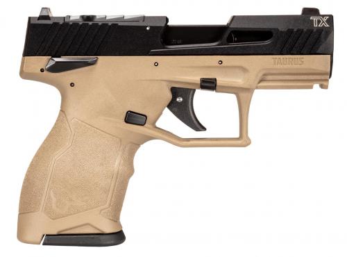 TAURUS TX22C 22LR BK/FDE 3.5 10+1 TS  