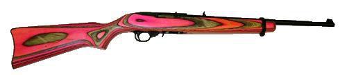 RUGER 10/22 CARBINE PINK/BLACK LAM  