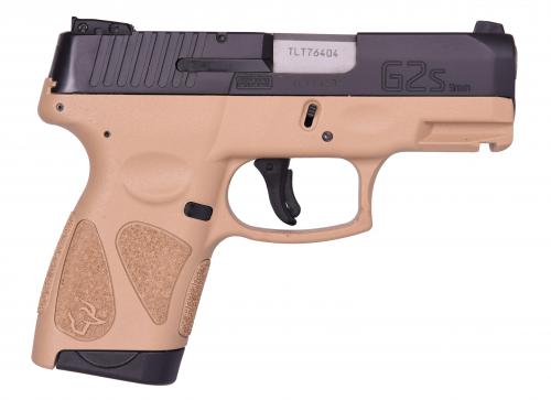 TAURUS G2S 9MM BLK/FDE 3.2" 7+1  