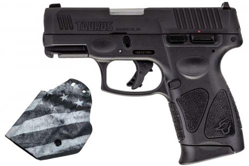 TAURUS G3C 9MM BLK/BLK 3.2 MFT FLAG#  