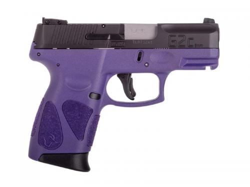 TAURUS G2C 9MM BLK/DARK PURPLE 12+1  