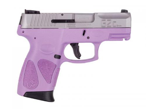 TAURUS G2C 9MM SS/LIGHT PURPLE 12+1  