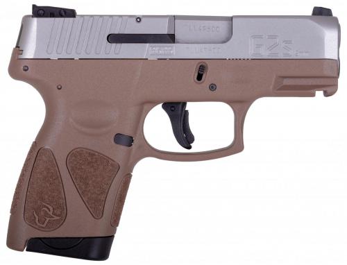 TAURUS G2S 9MM SS/BROWN 3.2 7+1  