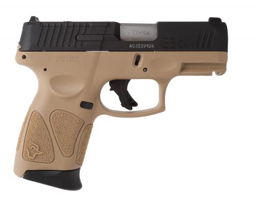 TAURUS G3C 9MM BLK/TAN 3.2 12+1 OR  