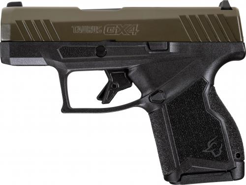 TAURUS GX4 9MM BLK/MS GREEN 3 11+1  