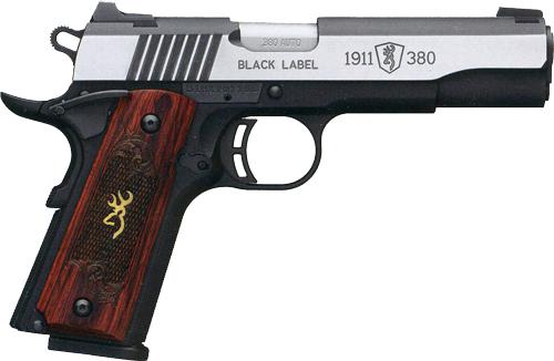 BROWNING 1911-380 BLACK LABEL MEDALLION PRO 4.25 NT ST WOOD