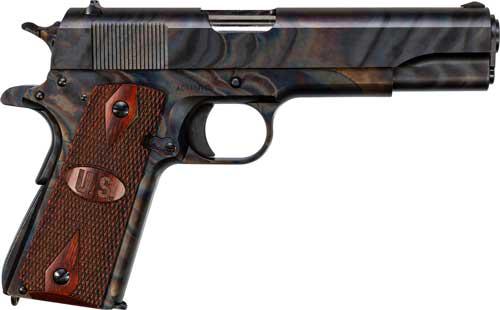 AUTO-ORDNANCE GI 1911A1 .45ACP CASE HARDENED FIXED WOOD