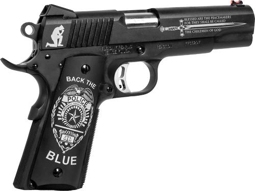 FUSION 1911 REACTION POLICE 9MM 5 9RND BLACK/BLACK GRIPS