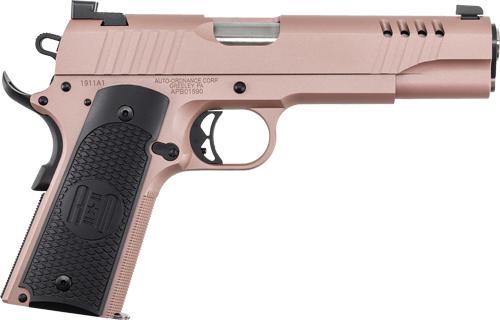 AUTO-ORDNANCE 1911A1 .45ACP SS ROSE GOLD G10 GRIPS