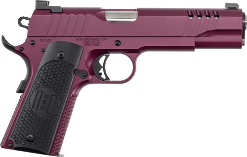 AUTO-ORDNANCE 1911A1 .45ACP SS BLACK CHERRY G10 GRIPS