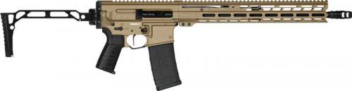 CMMG RIFLE DISSENT MK4 300AAC 16 30RD FOLDING STOCK TAN